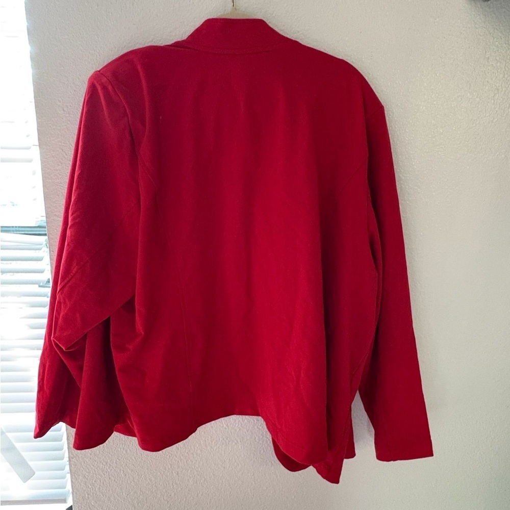 Tommy Hilfiger Women's Bold Red Blazer - Picture 4 of 7